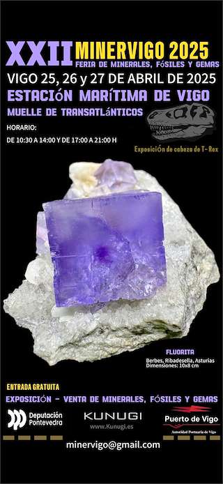 XXIII Feria de Minerales, Fósiles y Gemas - Minervigo