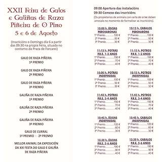 XXIV Festa do Galo Piñeiro e Mostra Cabalar en O Pino