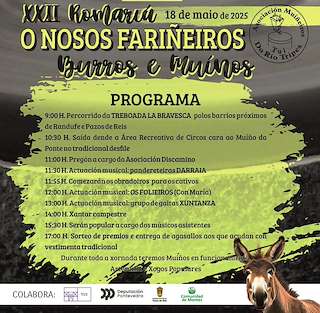 XXIII Romaría de Os Nosos Fariñeiros Burros e Muíños (2027) en Tui