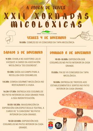 XXV Xornadas Micolóxicas - X Concurso de Tapas (2025) en A Pobra de Trives