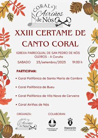XXVII Certame de Canto Coral en Oleiros