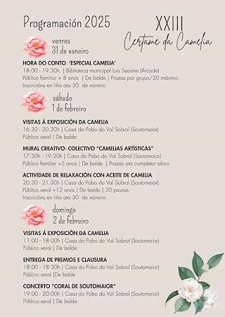 XXIV Certamen de la Camelia en Soutomaior