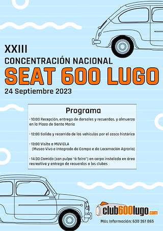 XXV Concentración Seat 600 en Lugo