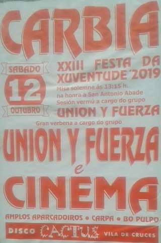XXVI Festa da Xuventude de Carbia en Vila de Cruces