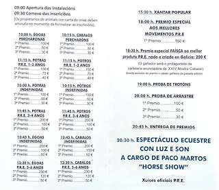 XXIV Festa do Galo Piñeiro e Mostra Cabalar en O Pino