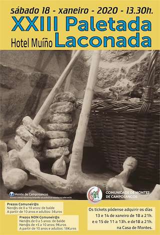 XXVII Paletada-Laconada de San Amaro (2026) en A Guarda