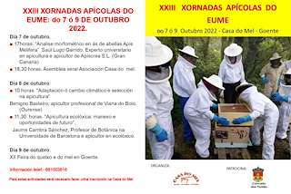XXVI Xornadas Apícolas do Eume en As Pontes de García Rodríguez