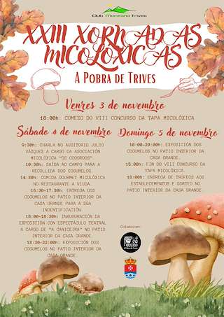 XXV Xornadas Micolóxicas - X Concurso de Tapas (2025) en A Pobra de Trives