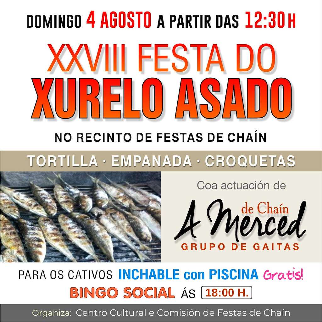 XXIII Festa do Xurelo Asado de ChaÃ­n (2019) en Gondomar