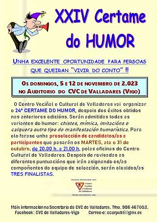 XXVI Certame do Humor de Valladares en Vigo