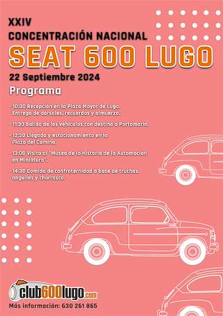 XXV Concentración Seat 600 en Lugo