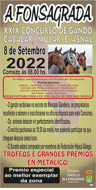 XXXII Concurso de Gando Cabalar, Mular e Asnal en A Fonsagrada
