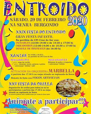 XXXIII Fiesta de Carnaval del CPI Cruz do Sar en Bergondo