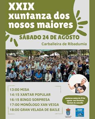 XXX Xuntanza dos Nosos Maiores en Ribadumia
