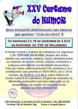 XXVI Certame do Humor de Valladares en Vigo