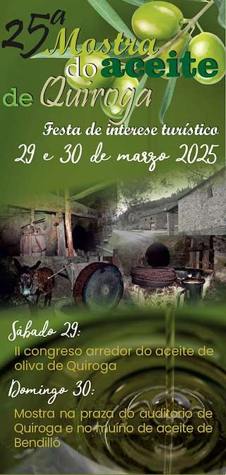 XXVI Mostra do Aceite de Bendilló (2026) en Quiroga