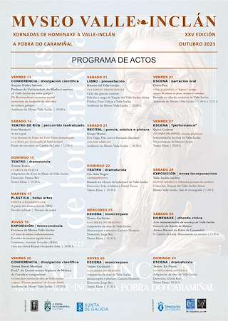 XXVII Xornadas de Homenaxe a Valle Inclán (2025) en A Pobra do Caramiñal