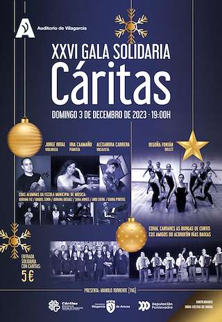 XXVII Gala Solidaria Cáritas en Vilagarcía de Arousa