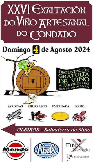 XXVI Exaltación do Viño Artesanal do Condado en Salvaterra do Miño