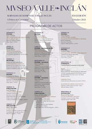 XXVII Xornadas de Homenaxe a Valle Inclán (2025) en A Pobra do Caramiñal