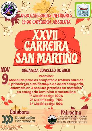 XXVIII Carreira Pedestre de San Martiño (2025) en Bueu