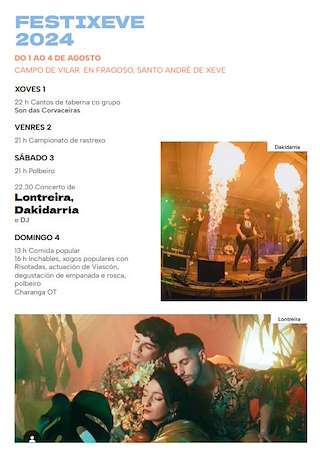 XXVIII Festixeve en Pontevedra