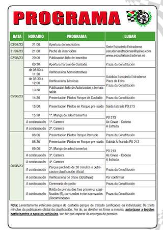 XXIX Subida A Estrada