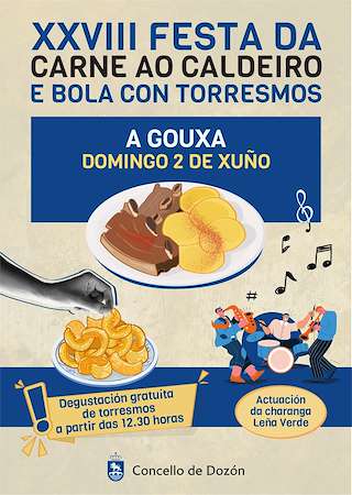 XXIX Festa da Carne ó Caldeiro e Bola con Torreznos en Dozón
