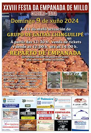 XXIX Festa da Empanada de Millo de Cordeiro en Valga
