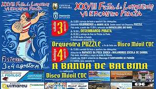 XXXII Festa do Longueirón - X Encontro Pirata en Fisterra