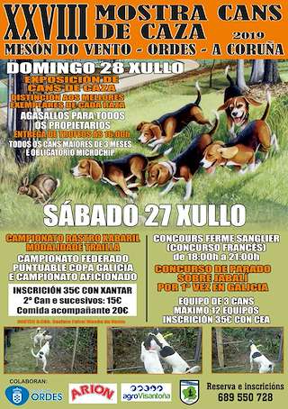 XXXII Mostra de Cans de Caza en Ordes
