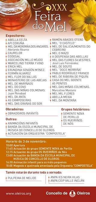 XXXV Feira do Mel (2025) en Oleiros