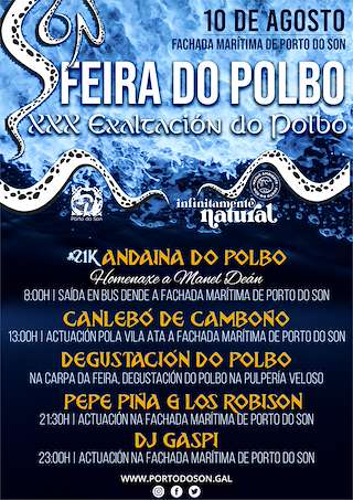 XXXI Festa do Polbo en O Porto do Son