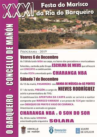 XXXV Festa do Marisco do Barqueiro (2025) en Mañón
