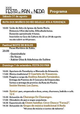 Festa do Pan en Neda