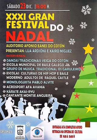 XXXII Gran Festival do Nadal en Negreira