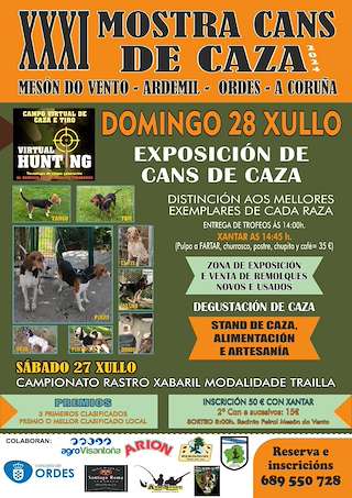 XXXII Mostra de Cans de Caza en Ordes