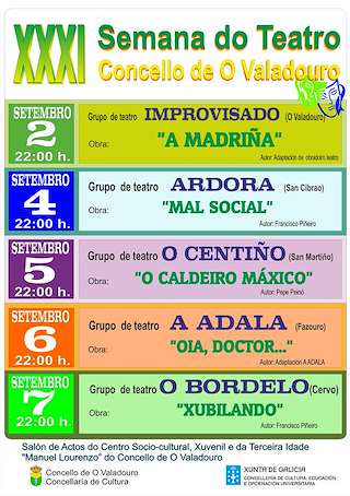 XXXIX Semana do Teatro Amador en O Valadouro