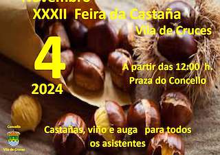 XXXIII Feira da Castaña (2025) en Vila de Cruces