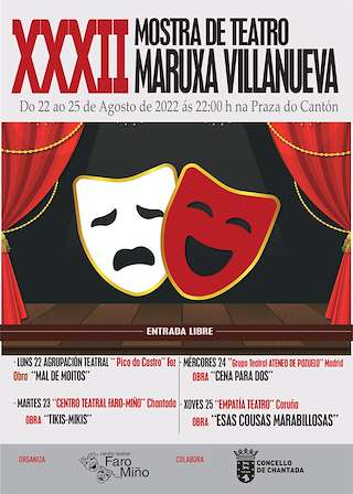 XXXVI Mostra de Teatro Maruxa Villanueva (2026) en Chantada