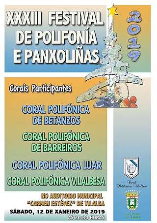 XXXVI Festival de Polifonía e Panxoliñas en Vilalba