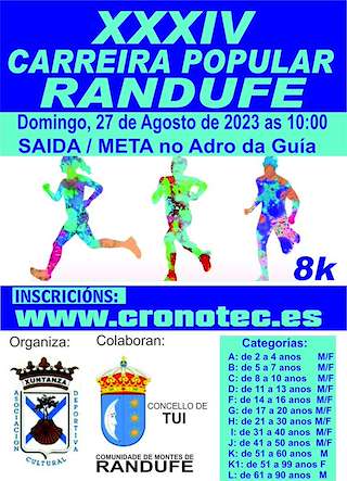 XXXVII Carreira Popular de Randufe (2026) en Tui