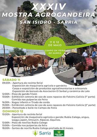 XXXV Mostra Agro Gandeira San Isidro Labrador en Sarria