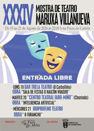 XXXVI Mostra de Teatro Maruxa Villanueva (2026) en Chantada