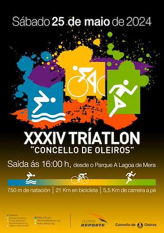 XXXVI Triatlón (2026) en Oleiros