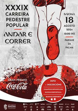 XL Carreira Pedestre Popular Andar e Correr en Baiona
