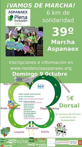 XLII Carreira Solidaria Aspanaex en Vigo
