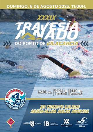 XLI Travesía a Nado do Porto en Vilagarcía de Arousa