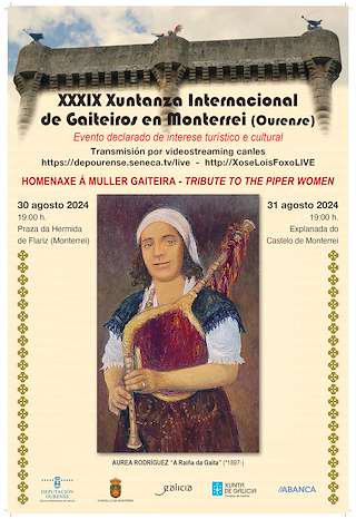 XLI Xuntanza Internacional de Gaiteiros (2026) en Monterrei