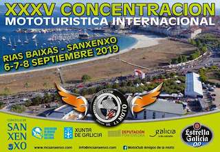 XXXVII Concentración Internacional Mototurística Rías Baixas en Sanxenxo